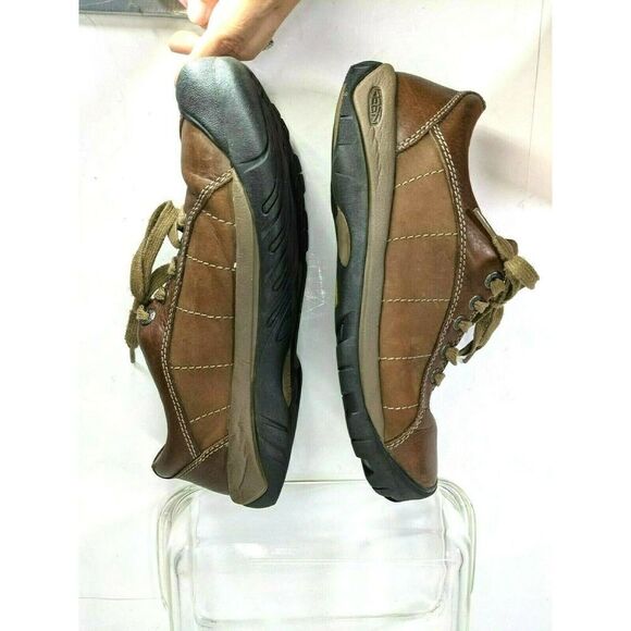 Keen Women’s Size 10 US Presidio Hiking Shoe Bootie Walking Brown Tan Lace Up - Picture 5 of 12